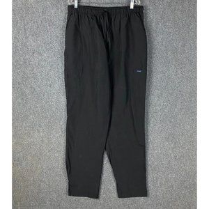 Dagacci Scrubs Pants Men's XXL 2XL Polyester Blend Black Drawstrings Workwear